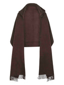 Brunello Cucinelli uld og cashmere hætte tørklæde