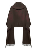 Brunello Cucinelli uld og cashmere hætte tørklæde