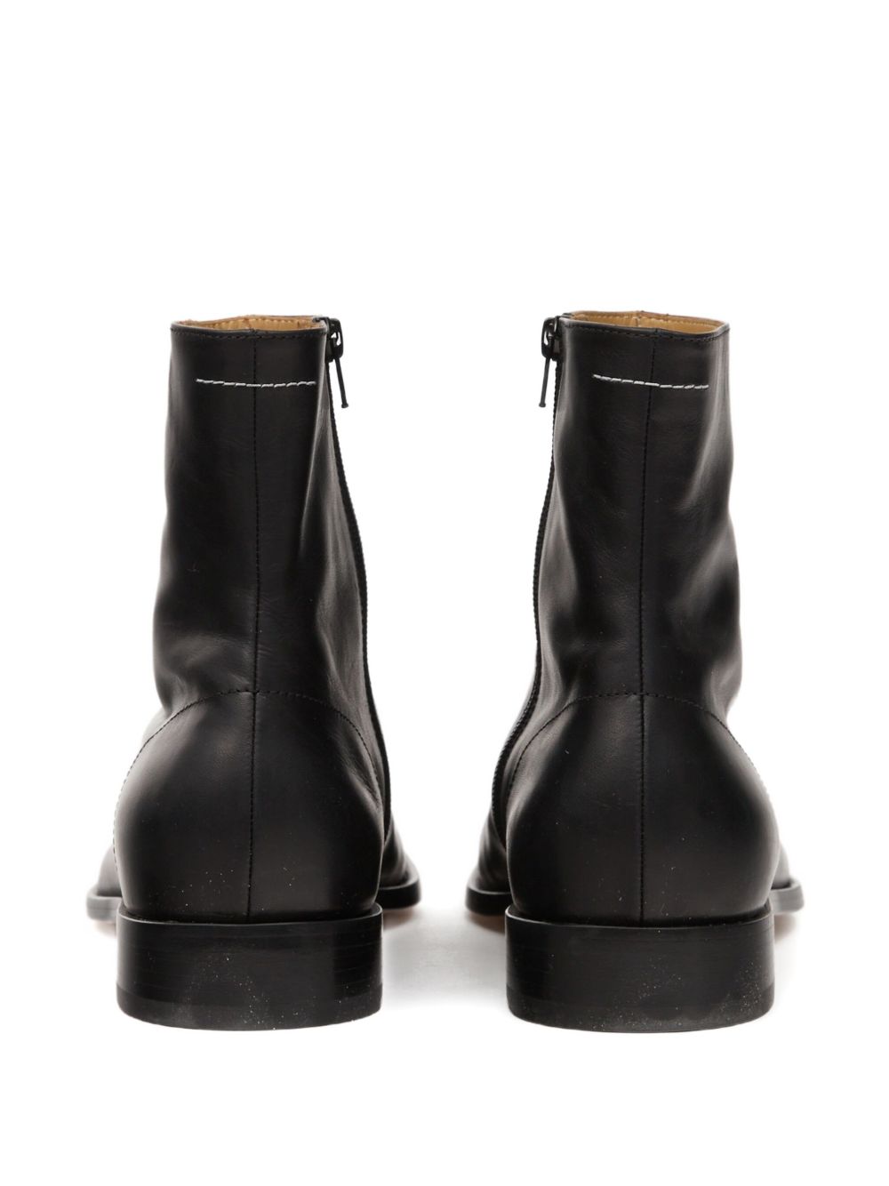 Mm6 Maison Margiela Leather Ankle Boots