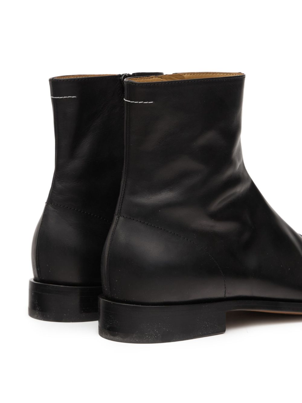 Mm6 Maison Margiela Leather Ankle Boots