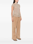 Ermanno Scervino Lace Cashmere Top