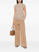 Ermanno Scervino Lace Cashmere Top