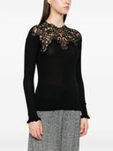 Ermanno Scervino Lace Wool Sweater