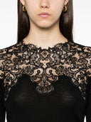 Ermanno Scervino Lace Wool Sweater