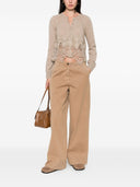 Ermanno Scervino Lace Cashmere Cardigan