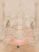 Ermanno Scervino Lace Cashmere Cardigan