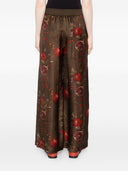 Uma Wang Printed Wide Leg Trousers