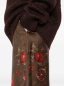 Uma Wang Printed Wide Leg Trousers