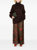 Uma Wang Printed Wide Leg Trousers