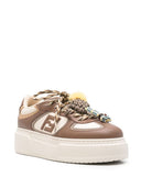 Fendi Fendi Match Charm Embellished Sneakers