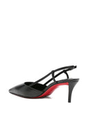 Christian Louboutin Miss Z Leather Slingback Pumps
