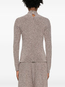 Forte Forte Lurex Turtle Neck -Pullover