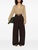 The Latest Billie Wool Blend Wide Leg Trousers