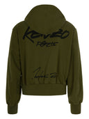 Kenzo Futura Logo Zipped Hoodie