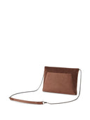 Mini mini in pelle in pelle scamosciata Brunello Cucinelli