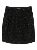 Emporio Armani Wool Blend Mini Skirt