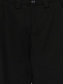 Pantaloni di cotone a sabbia bianca