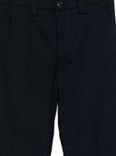 Wit zand katoen wijd uitlopende broek