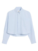 Ami Paris Cotton Cropped Shirt