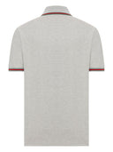 Gucci Web Detail Cotton Polo Shirt