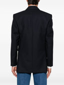 Saint Laurent Wool Double Breasted Jacke