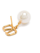 Valentino Garavani Vlogo Pearl Pendant Earrings