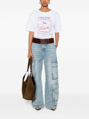 Dsquared2 trykt bomuld t -shirt