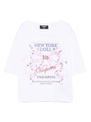Dsquared2 trykt bomuld t -shirt