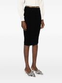 Elisabetta franchi strikket midi nederdel