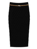 Elisabetta franchi strikket midi nederdel