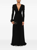 Elisabetta Franchi V Necked Long Dress
