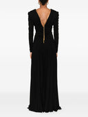 Elisabetta Franchi V Necked Long Dress