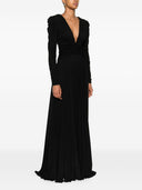 Elisabetta Franchi V Necked Long Dress