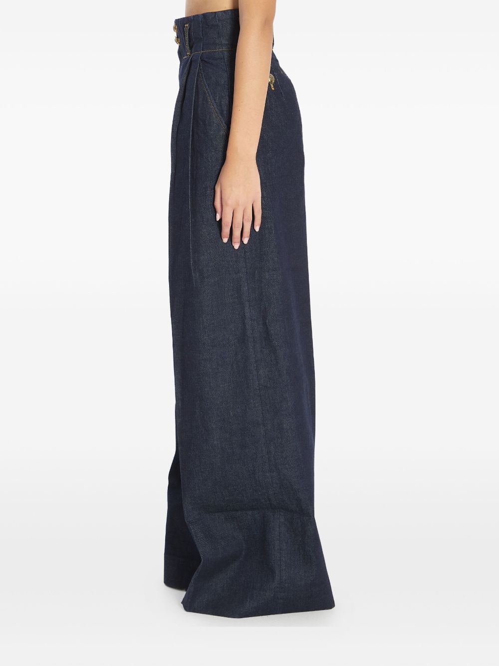 Zimmermann brede been denim jeans