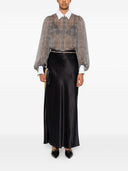 Elisabetta Franchi Silk Shirt Bodysuit
