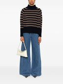 Beyou Striped Cashmere Sweater
