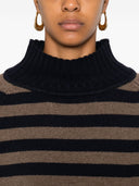 Beyou Striped Cashmere Sweater