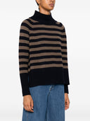 Beyou Striped Cashmere Sweater