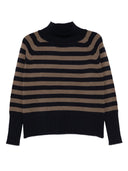 Beyou Striped Cashmere Sweater