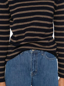 Beyou Striped Cashmere Sweater