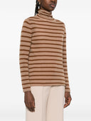 Beyou Striped Cashmere Sweater