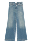 Lukket glød op denim bomuld jeans
