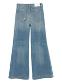 Lukket glød op denim bomuld jeans