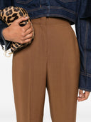 Fendi Wolle Flared Hosen