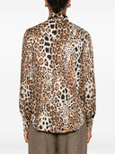 Front Street Bow Tie Printed Blouse