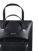 HIDES insins flap lederen mini -tas