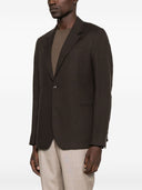 Emporio Armani Linen Single Breasted Jacket