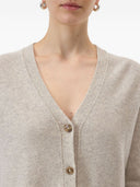 Closed Wool V Necked Cardigan