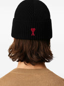 Ami Paris Ami De Coeur Wool Beanie