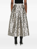 Lunatica Milano Printed Midi Skirt